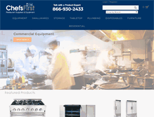 Tablet Screenshot of chefsfirst.com